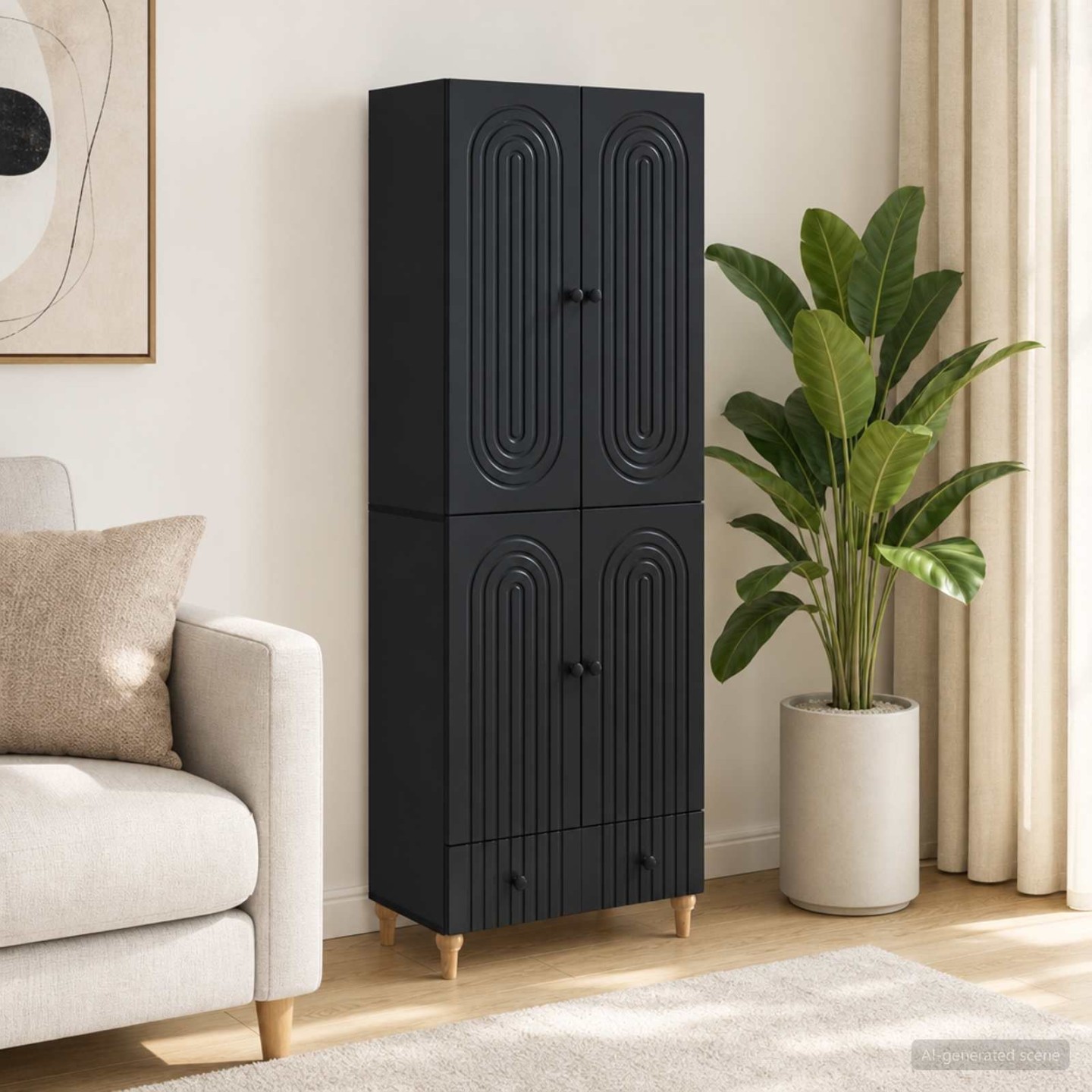 Ensemble de Meubles 2 pc Bois d'ingénierie