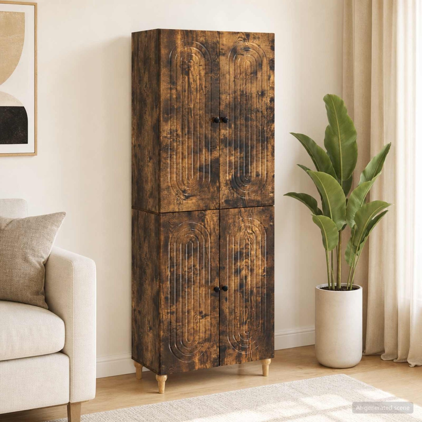 Ensemble de Meubles 2 pc Bois d'ingénierie