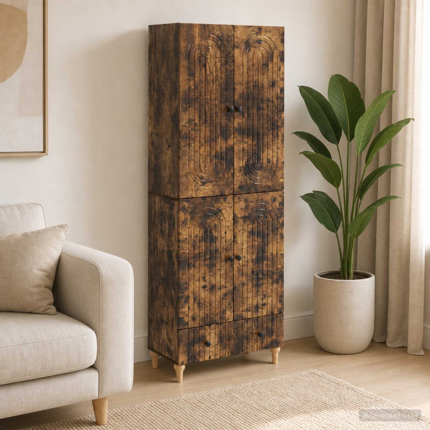 Ensemble de Meubles 2 pc Bois d'ingénierie