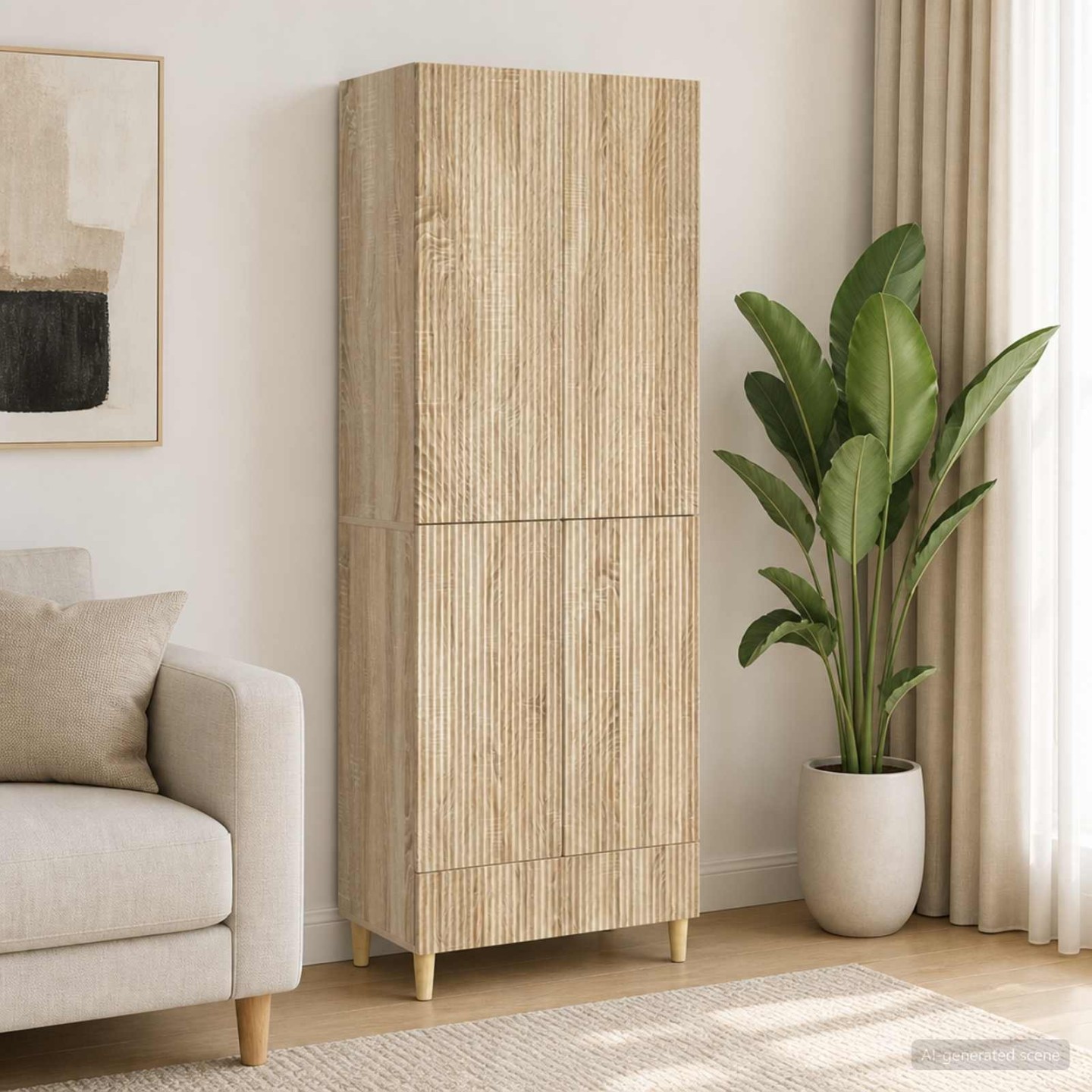 Ensemble de Meubles 2 pc Bois d'ingénierie