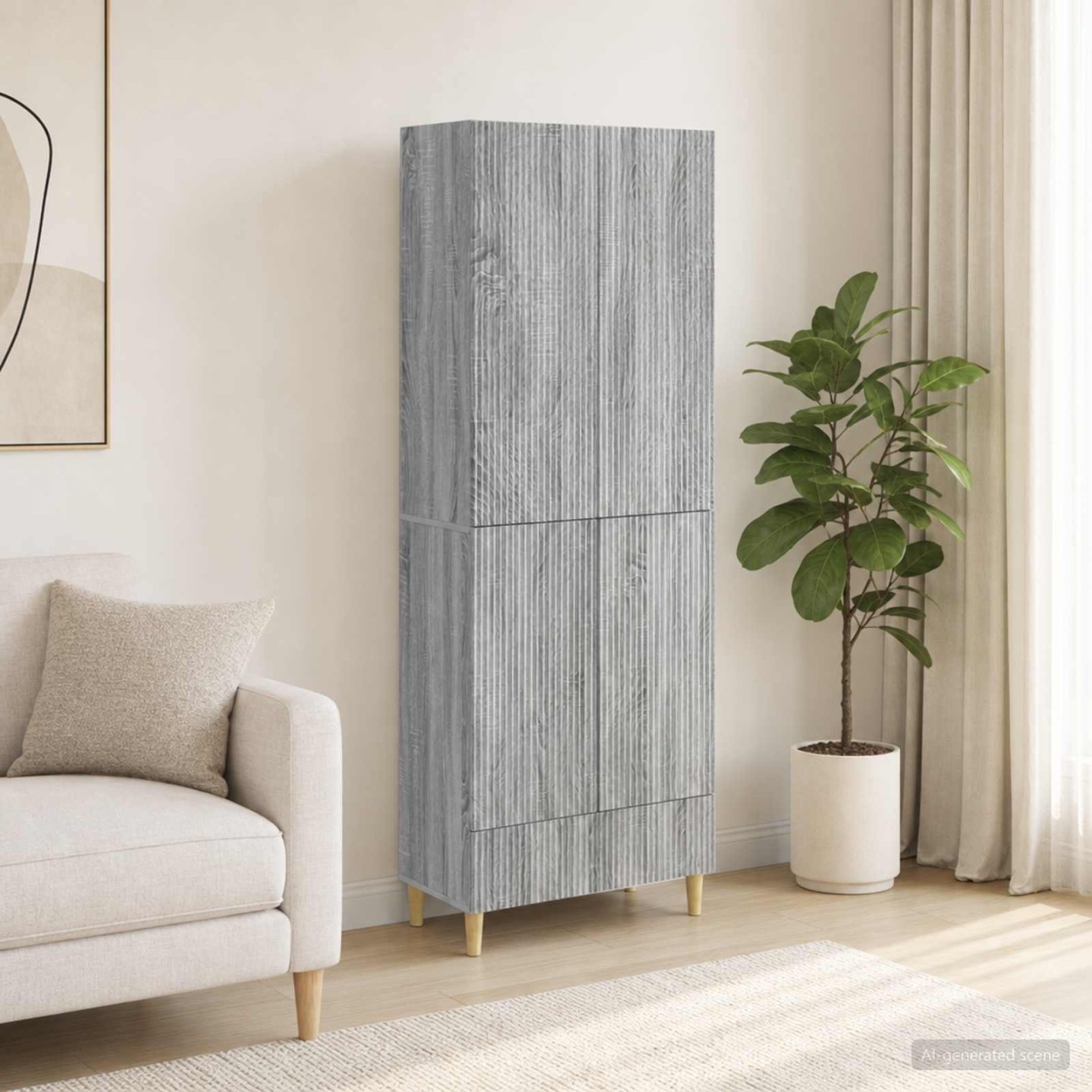 Ensemble de Meubles 2 pc Bois d'ingénierie