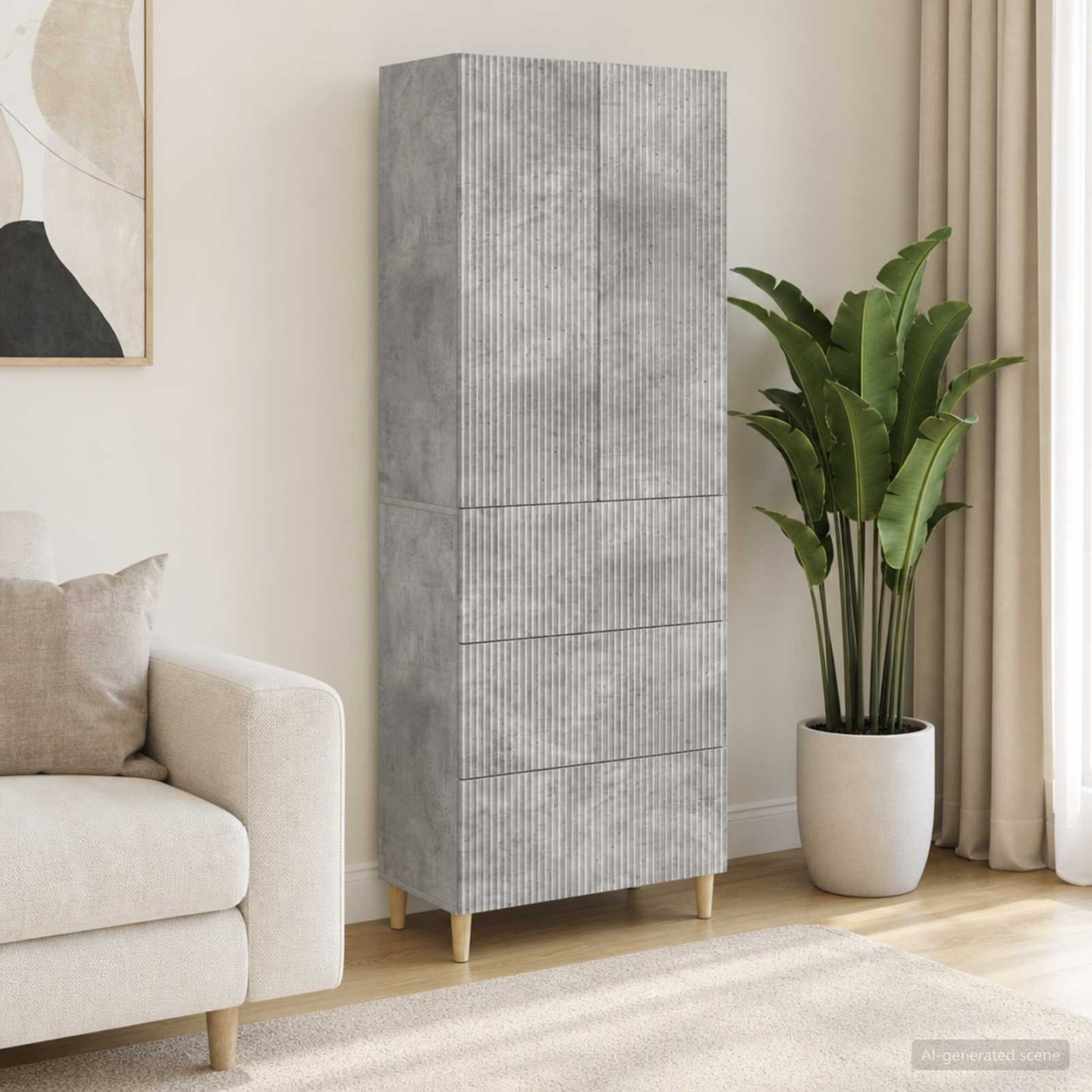 Ensemble de Meubles 2 pc Bois d'ingénierie