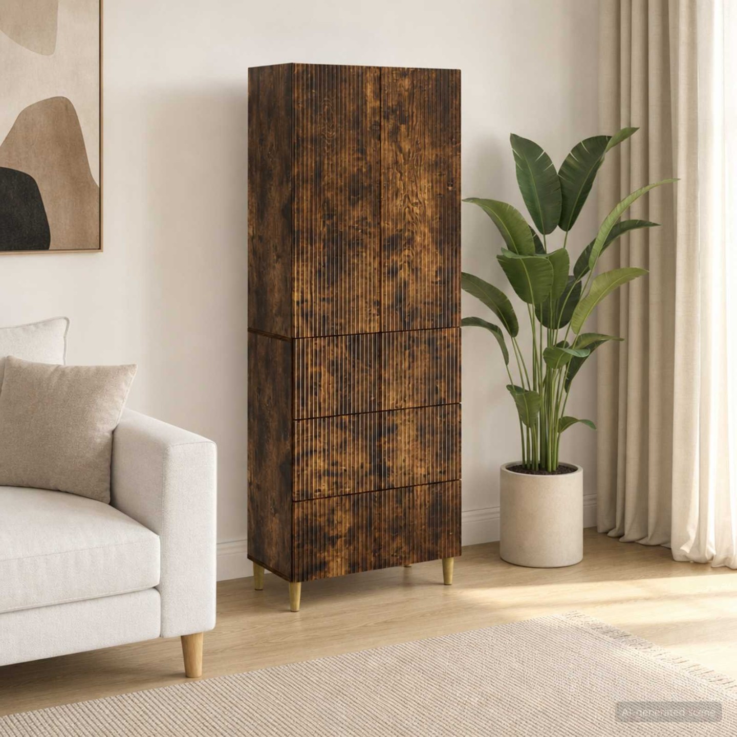 Ensemble de Meubles 2 pc Bois d'ingénierie