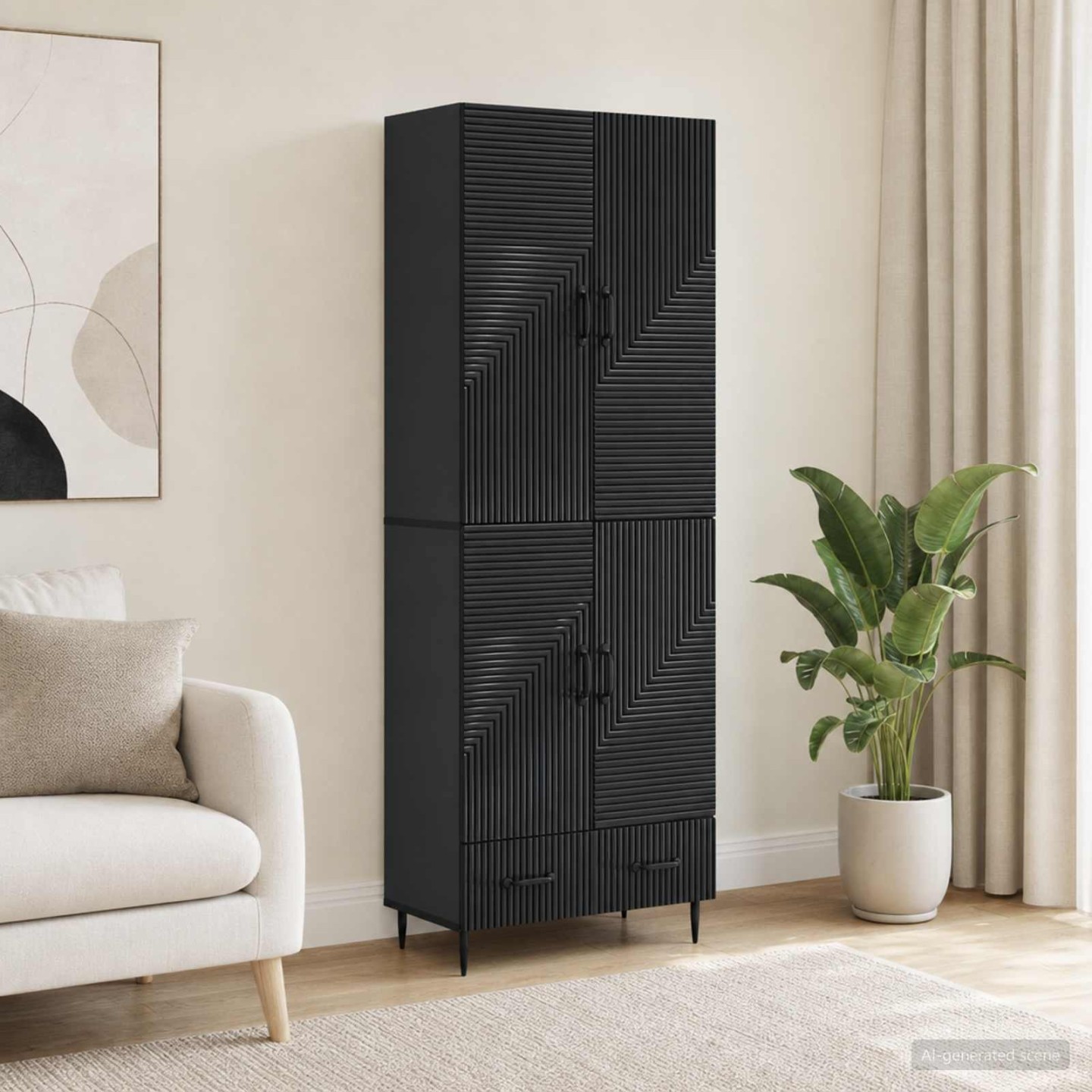 Ensemble de Meubles 2 pc Bois d'ingénierie