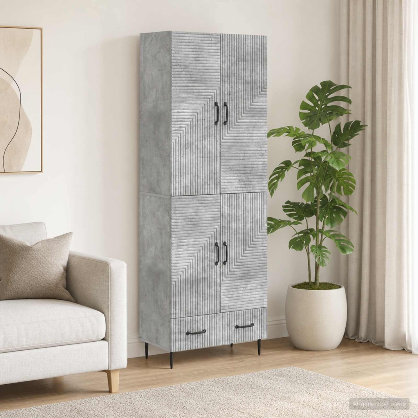 Ensemble de Meubles 2 pc Bois d'ingénierie