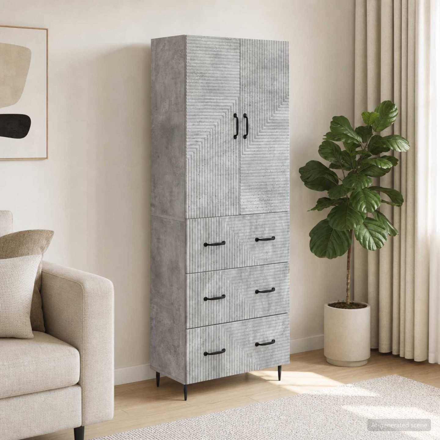 Ensemble de Meubles 2 pc 66 x 34,5 x 90 cm Bois d'ingénierie