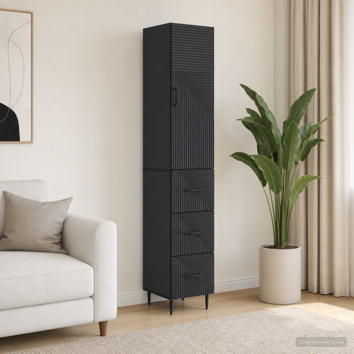 Ensemble de Meubles 2 pc 33 x 34,5 x 90 cm Bois d'ingénierie