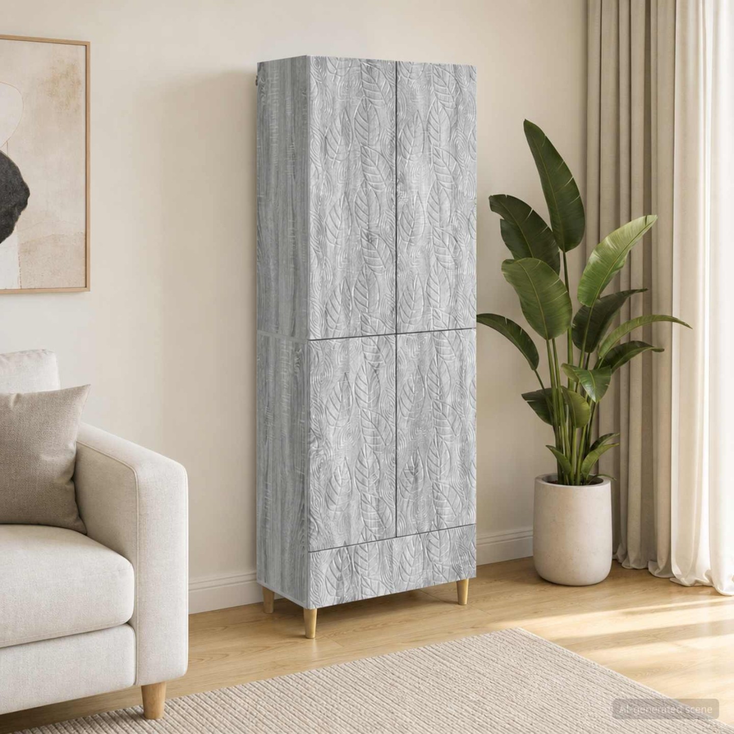 Ensemble de Meubles 2 pc Sonoma gris Bois d'ingénierie