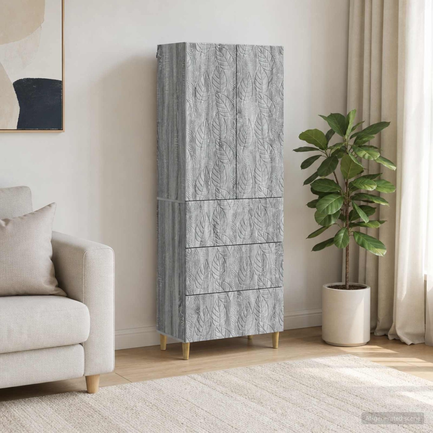 Ensemble de Meubles 2 pc 66 x 34,5 x 90 cm Bois d'ingénierie