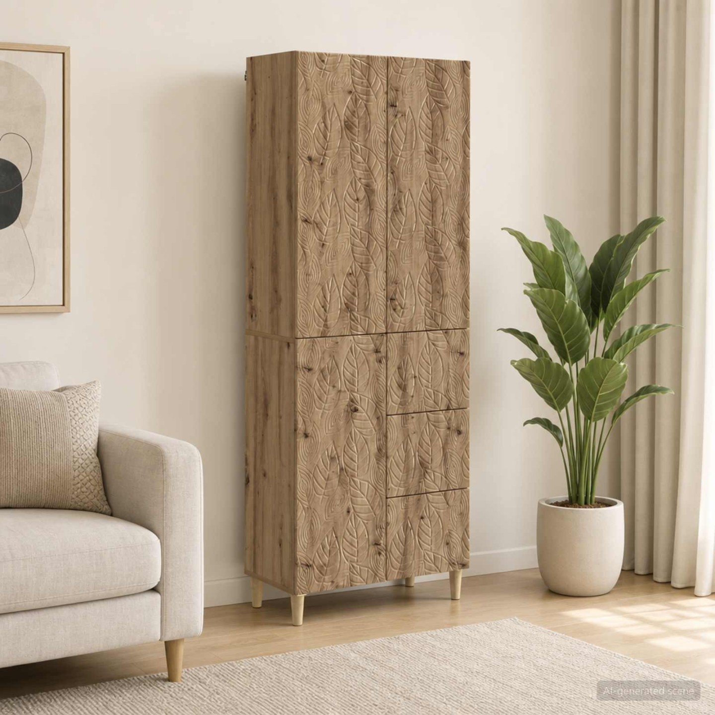 Ensemble de Meubles 2 pc Chêne artisanal 66 x 34.5 x 90 cm