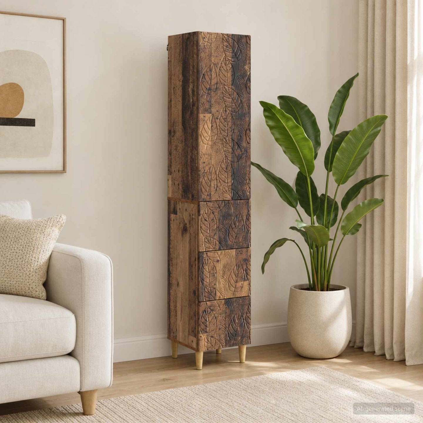Ensemble de Meubles 2 pc 33 x 34,5 x 90 cm Bois d'ingénierie