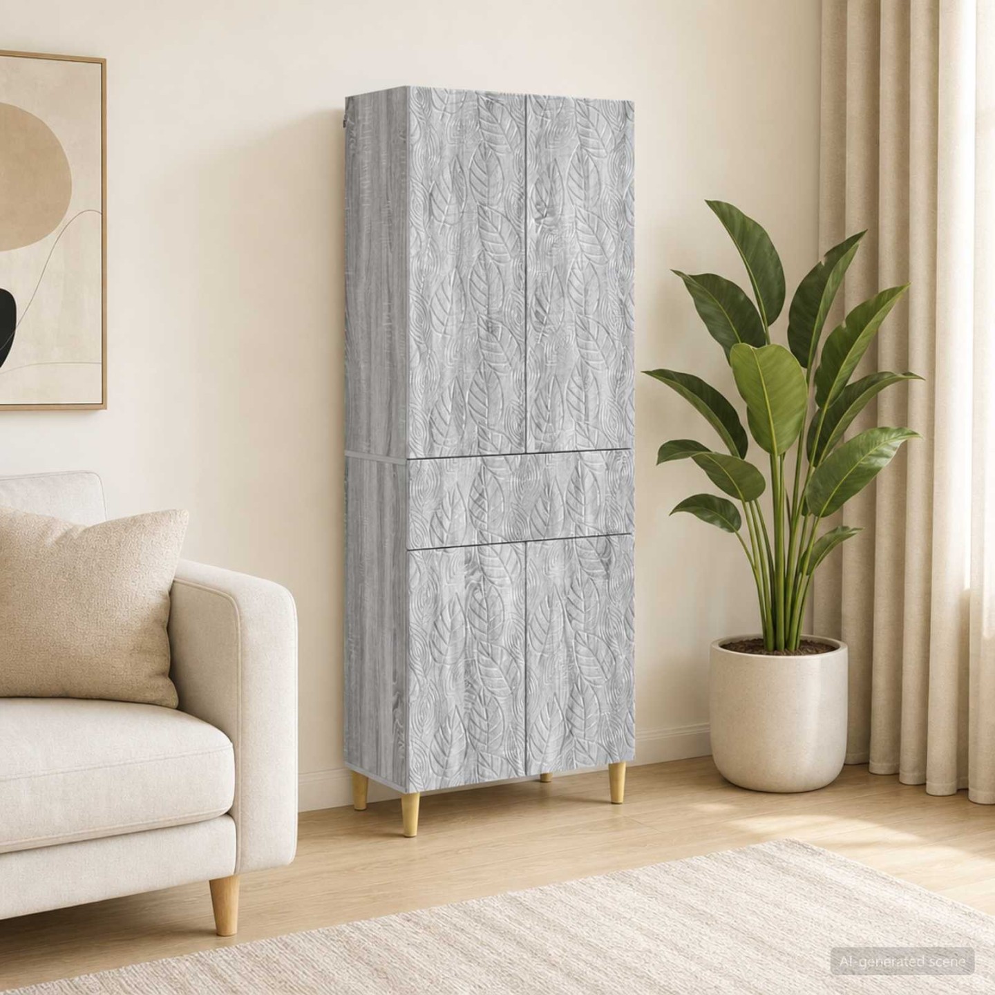 Ensemble de Meubles 2 pc Sonoma gris Bois d'ingénierie