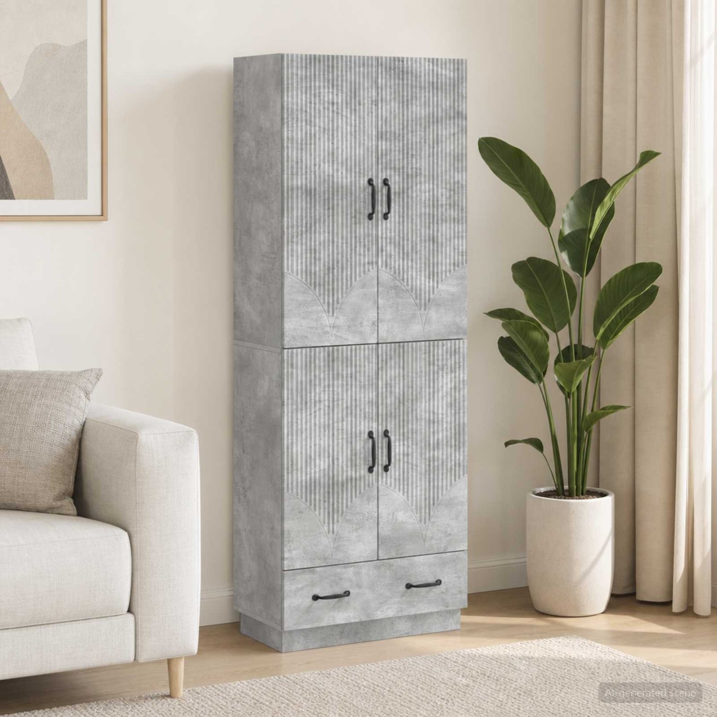 Ensemble de Meubles 2 pc Bois d'ingénierie