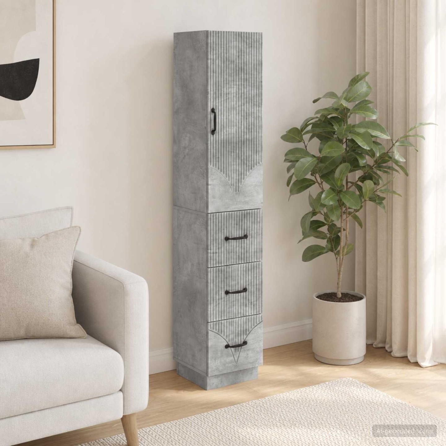 Ensemble de Meubles 2 pc 33 x 34,5 x 87 cm Bois d'ingénierie