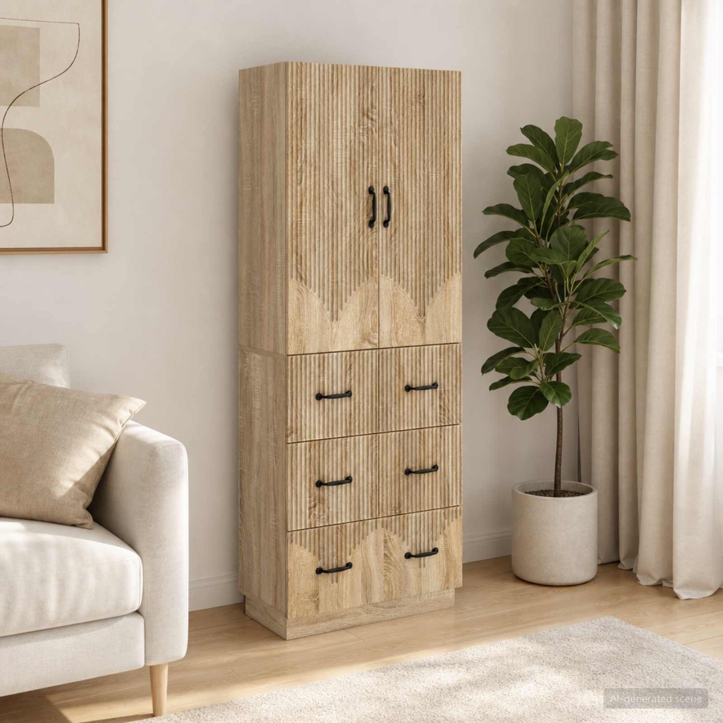 Ensemble de Meubles 2 pc 66 x 34,5 x 87 cm Bois d'ingénierie