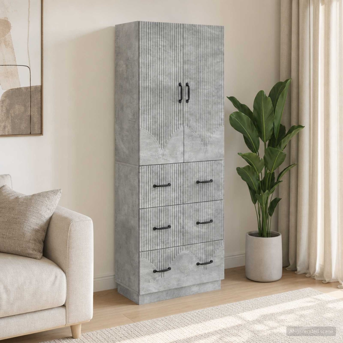 Ensemble de Meubles 2 pc 66 x 34,5 x 87 cm Bois d'ingénierie