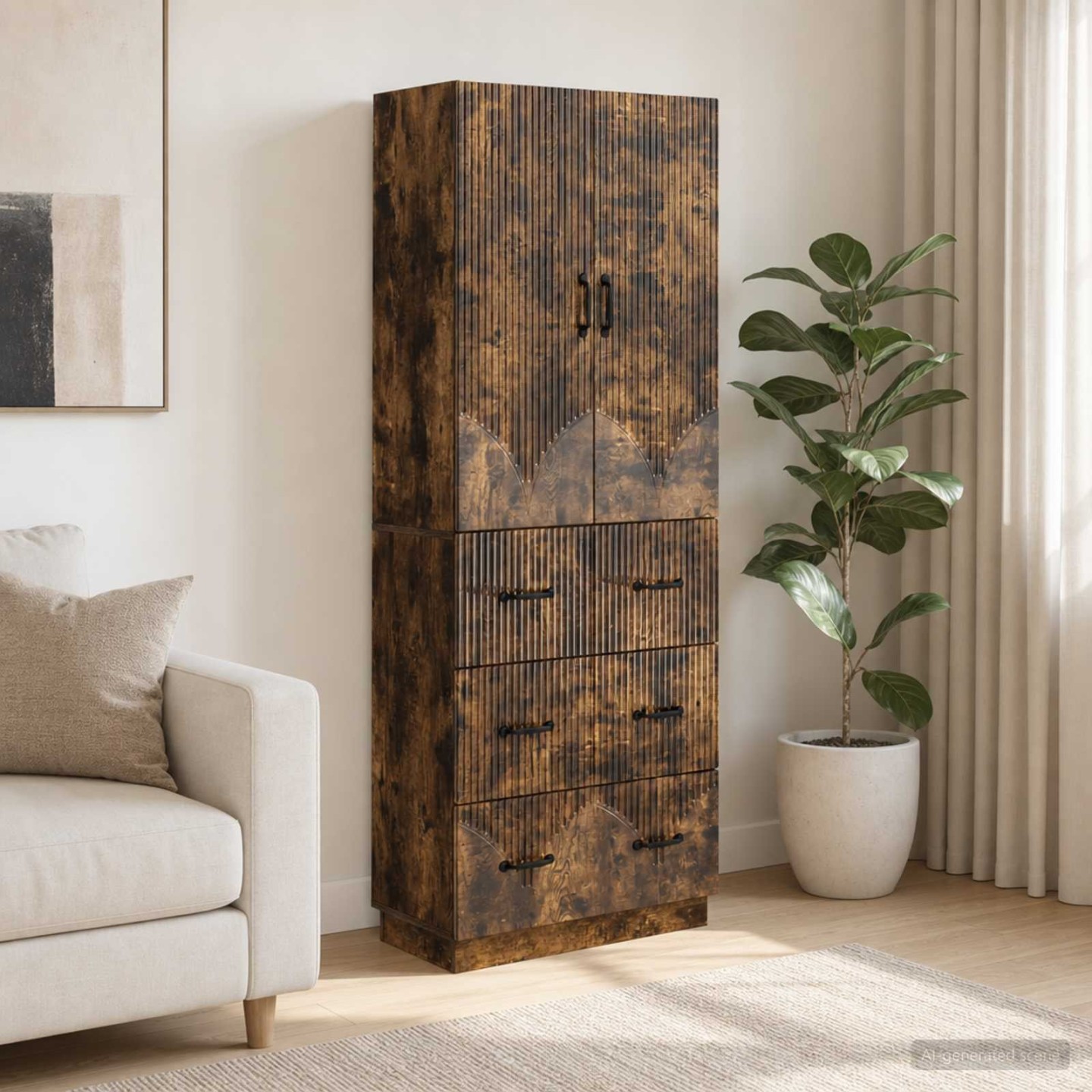 Ensemble de Meubles 2 pc 66 x 34,5 x 87 cm Bois d'ingénierie