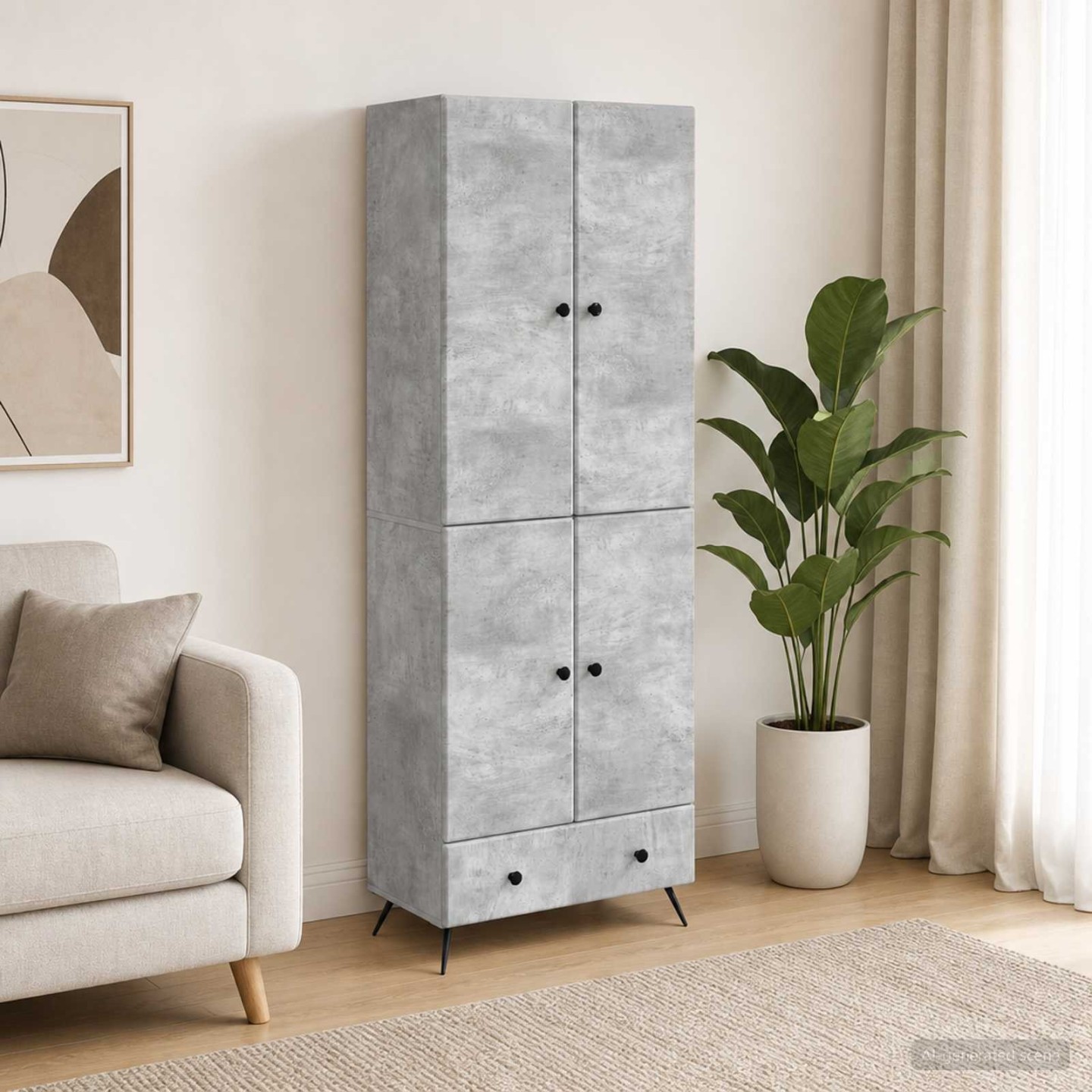 Ensemble de Meubles 2 pc Bois d'ingénierie