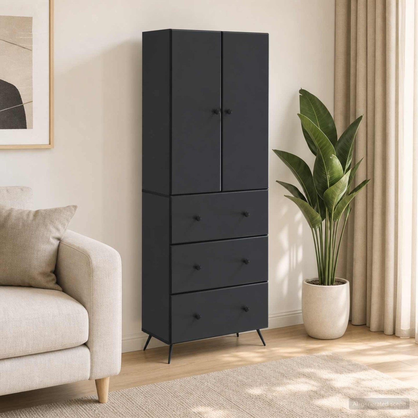 Ensemble de Meubles 2 pc 66 x 34,5 x 90 cm Bois d'ingénierie