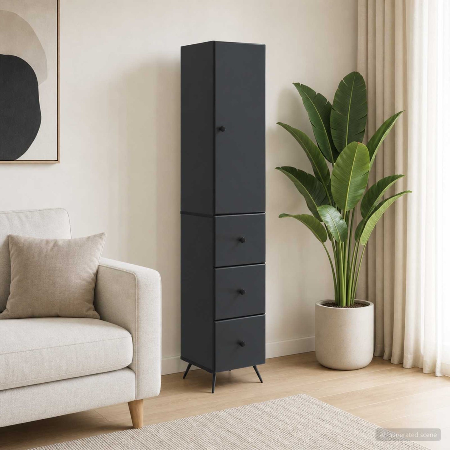 Ensemble de Meubles 2 pc 34,5 x 34,5 x 90 cm Bois d'ingénierie