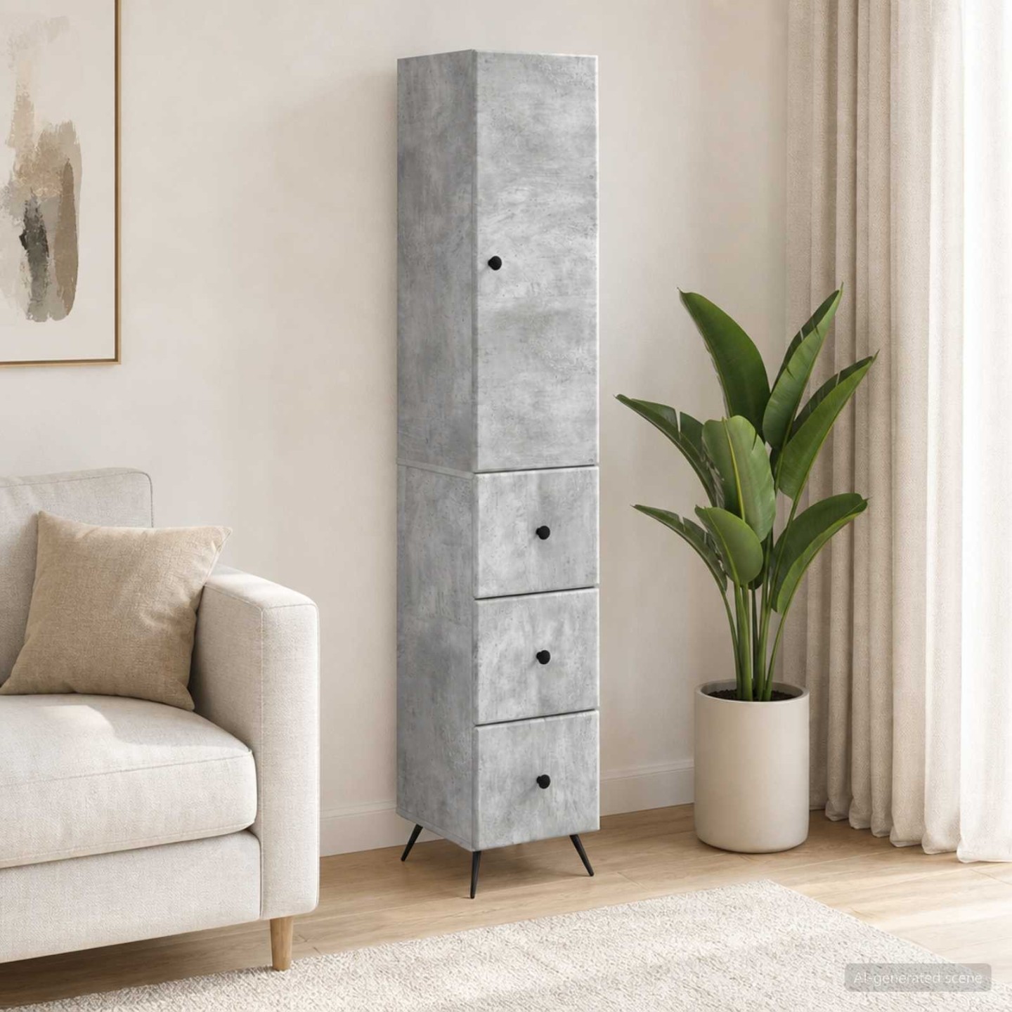 Ensemble de Meubles 2 pc 34,5 x 34,5 x 90 cm Bois d'ingénierie