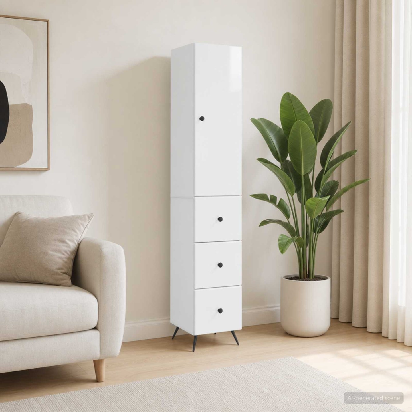 Ensemble de Meubles 2 pc 34,5 x 34,5 x 90 cm Bois d'ingénierie