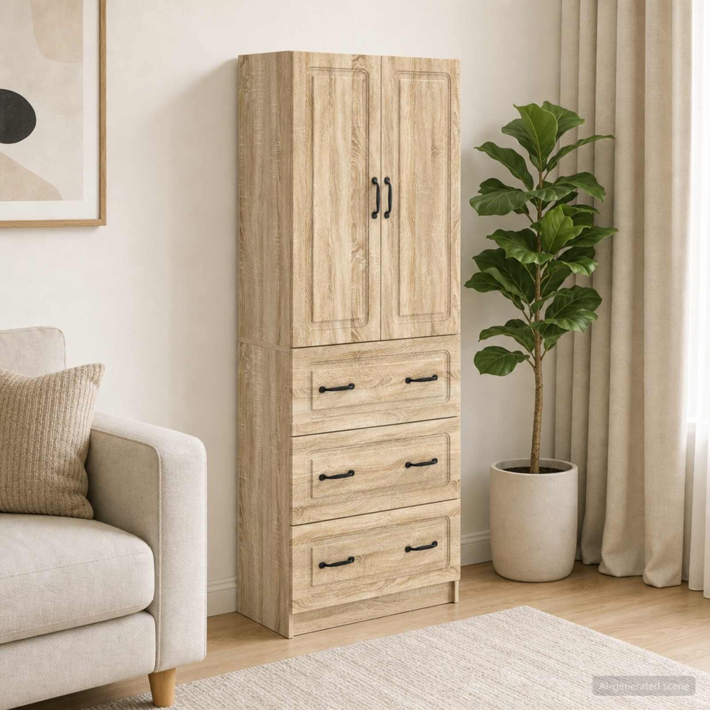 Ensemble de Meubles 2 pc 66 x 34,5 x 87 cm Bois d'ingénierie