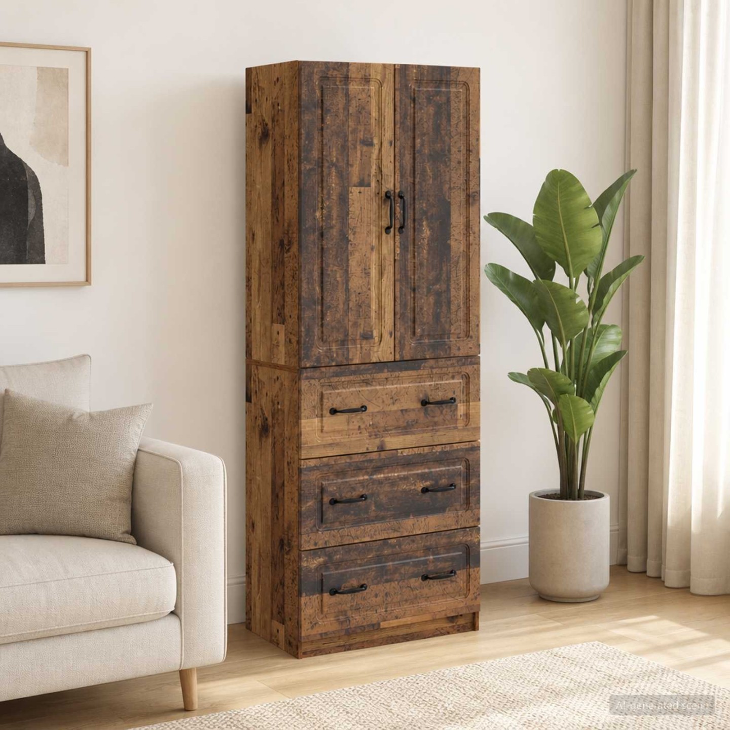 Ensemble de Meubles 2 pc 66 x 34,5 x 87 cm Bois d'ingénierie