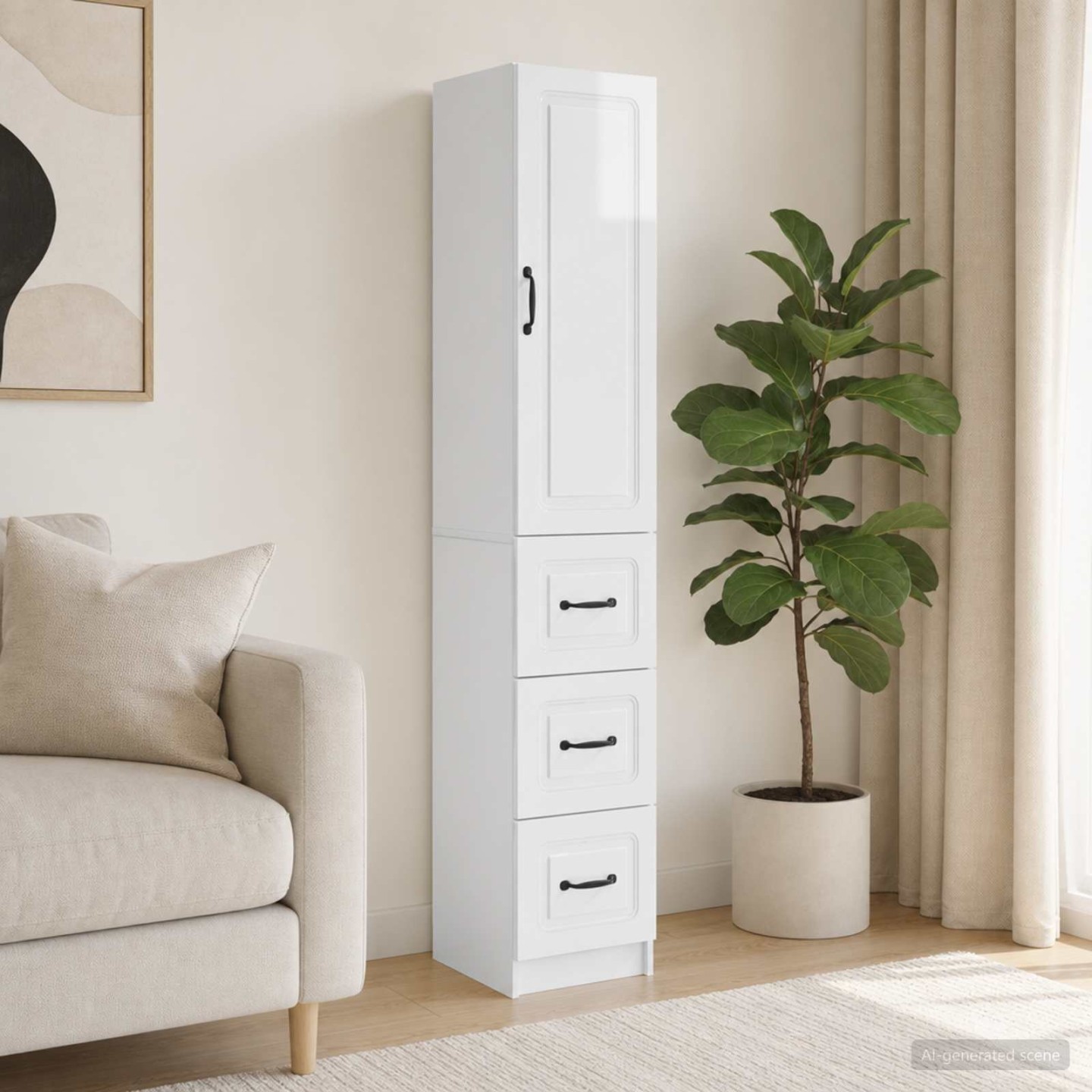 Ensemble de Meubles 2 pc 33 x 34,5 x 87 cm Bois d'ingénierie