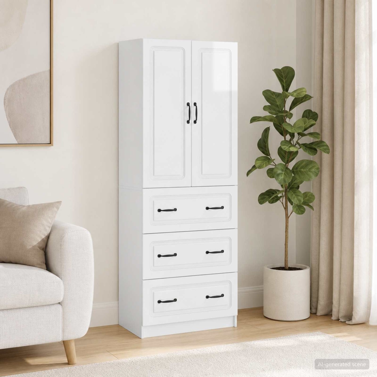 Ensemble de Meubles 2 pc 66 x 34,5 x 87 cm Bois d'ingénierie