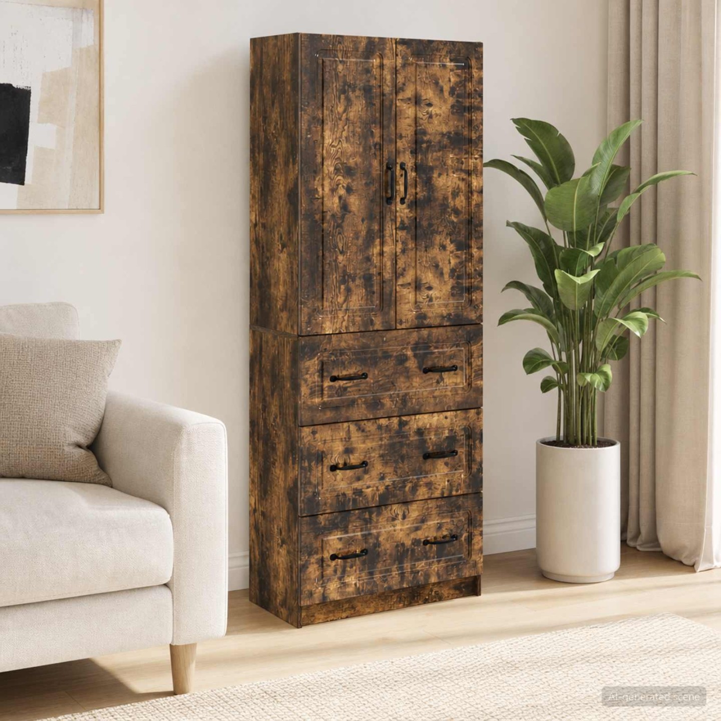 Ensemble de Meubles 2 pc 66 x 34,5 x 87 cm Bois d'ingénierie