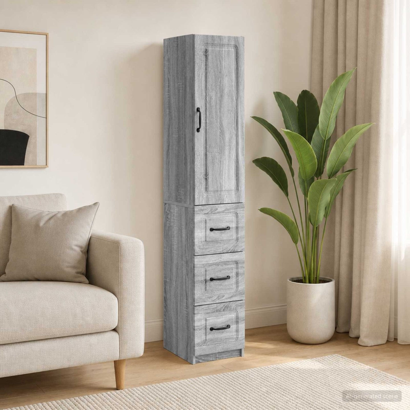 Ensemble de Meubles 2 pc 33 x 34,5 x 87 cm Bois d'ingénierie