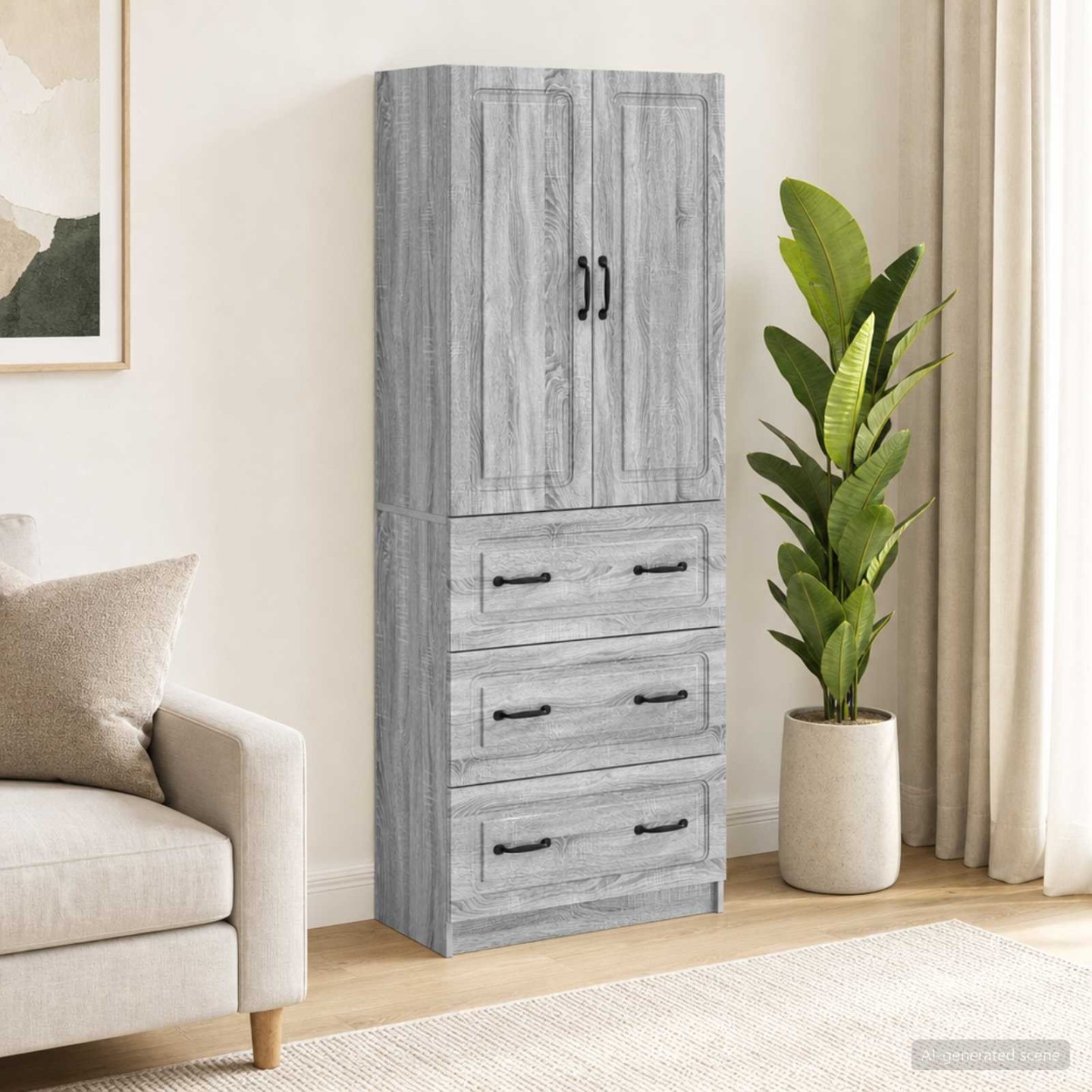 Ensemble de Meubles 2 pc 66 x 34,5 x 87 cm Bois d'ingénierie