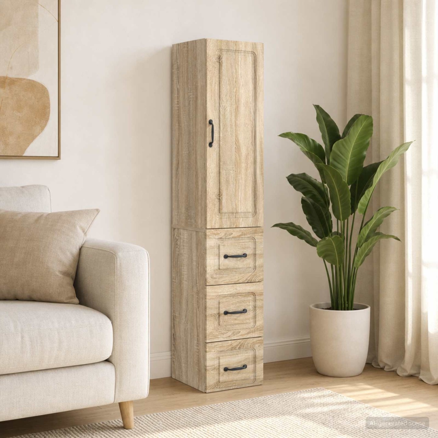 Ensemble de Meubles 2 pc 33 x 34,5 x 87 cm Bois d'ingénierie