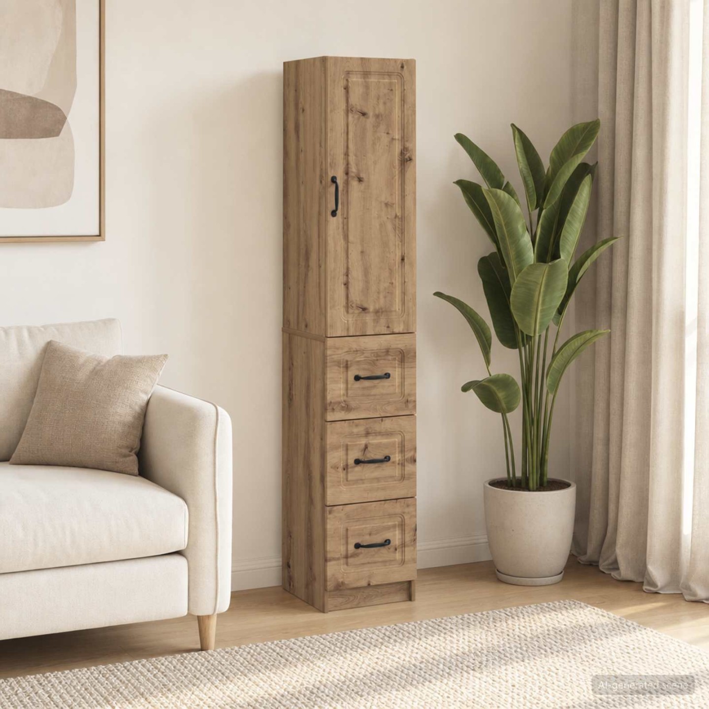 Ensemble de Meubles 2 pc 33 x 34,5 x 87 cm Bois d'ingénierie