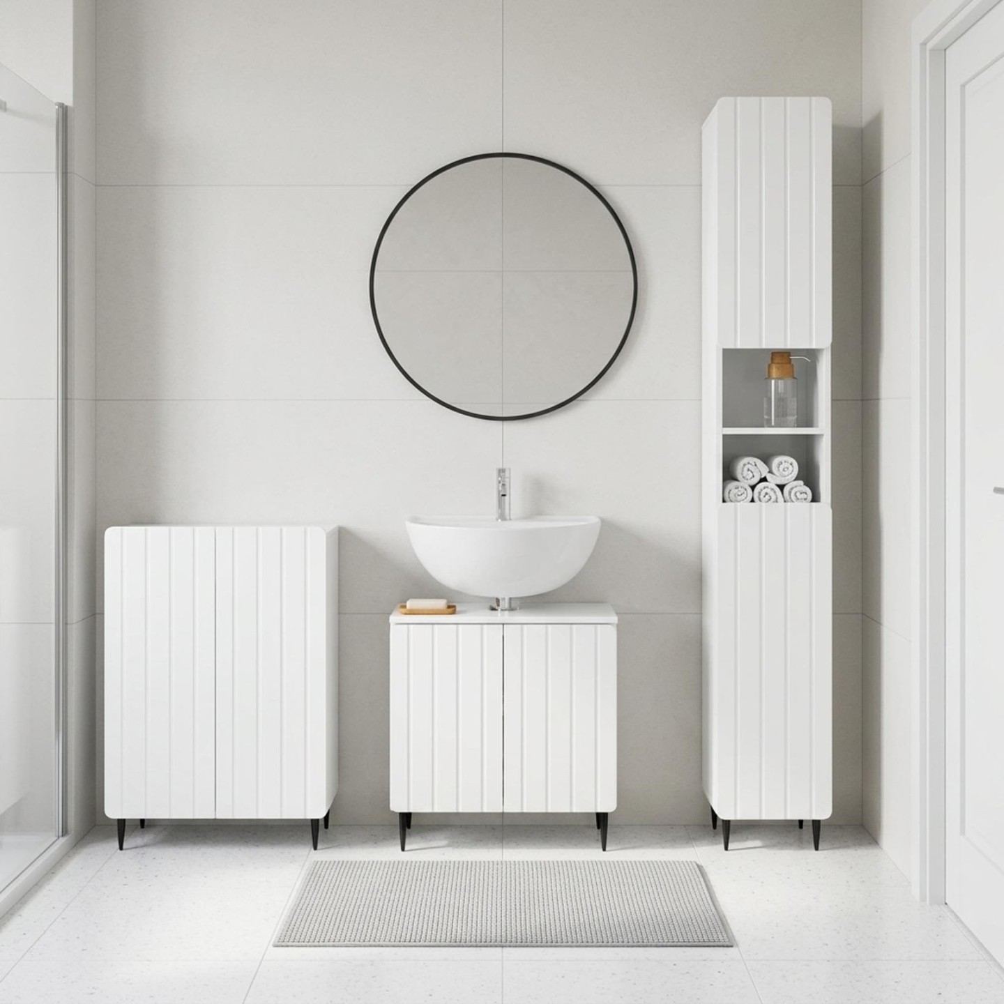 Ensemble de meuble de salle de bain 3 pièces ZWOLLE