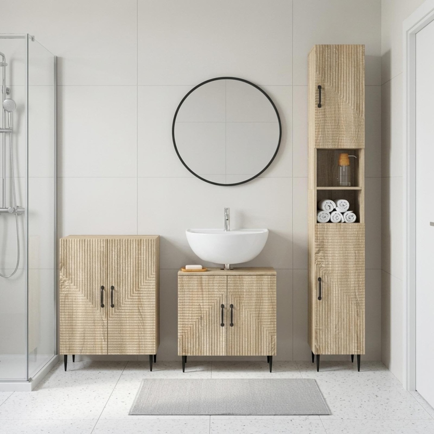 Ensemble de meuble de salle de bain 3 pièces HAARLEM