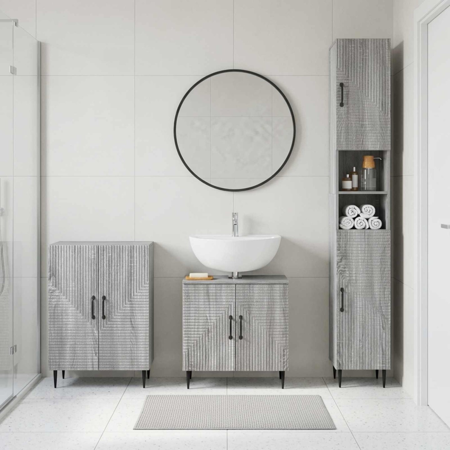 Ensemble de meuble de salle de bain 3 pièces HAARLEM