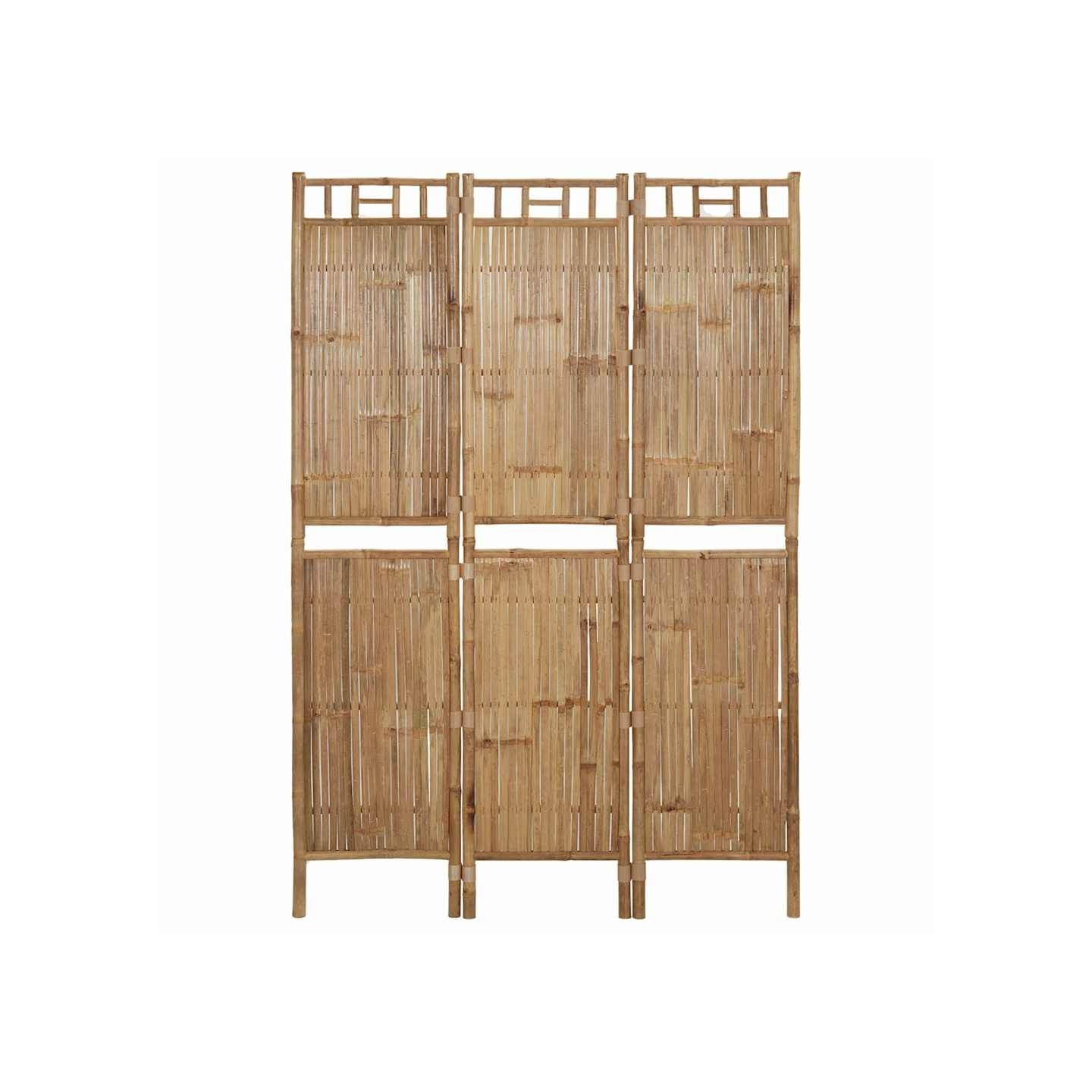 Cloison de séparation 3 panneaux Bambou 120x180 cm