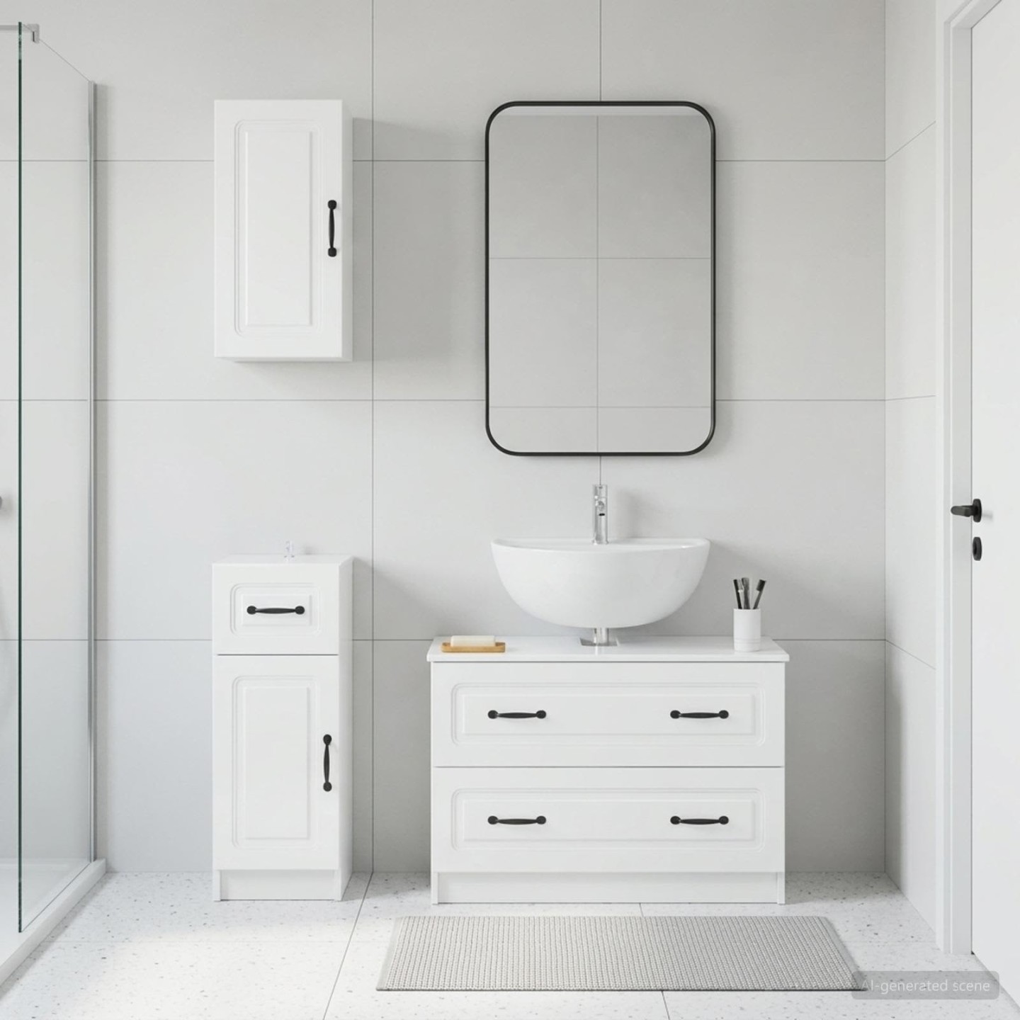 Ensemble de meuble de salle de bain 3 pièces UTRECHT