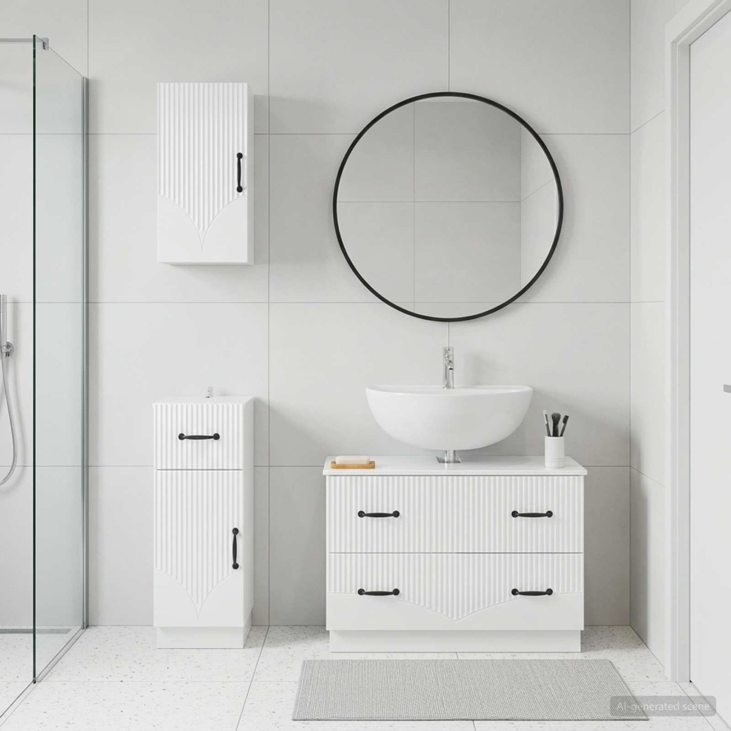 Ensemble de meuble de salle de bain 3 pièces HOORN