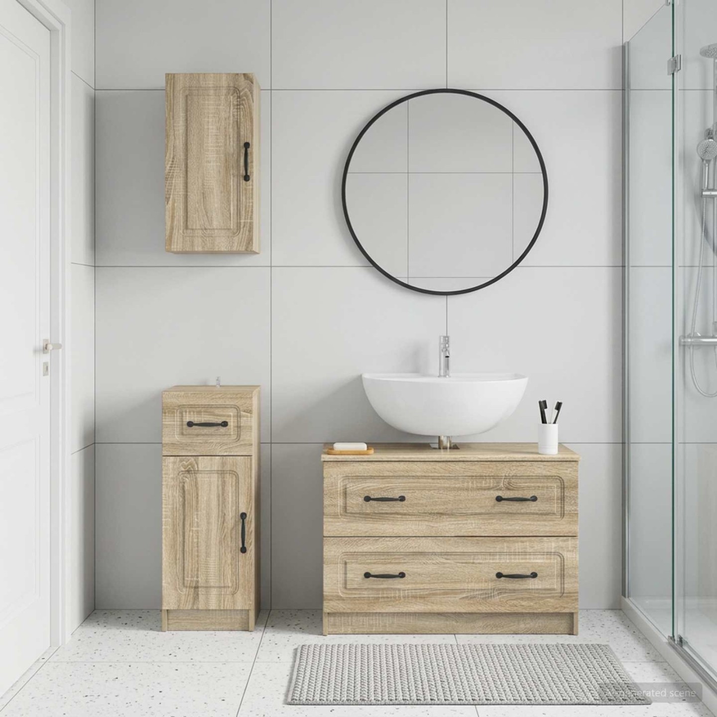 Ensemble de meuble de salle de bain 3 pièces UTRECHT