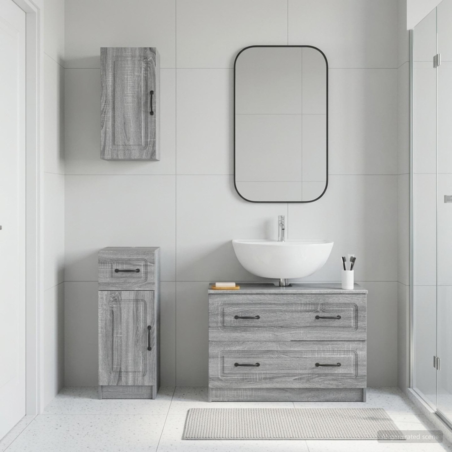 Ensemble de meuble de salle de bain 3 pièces UTRECHT