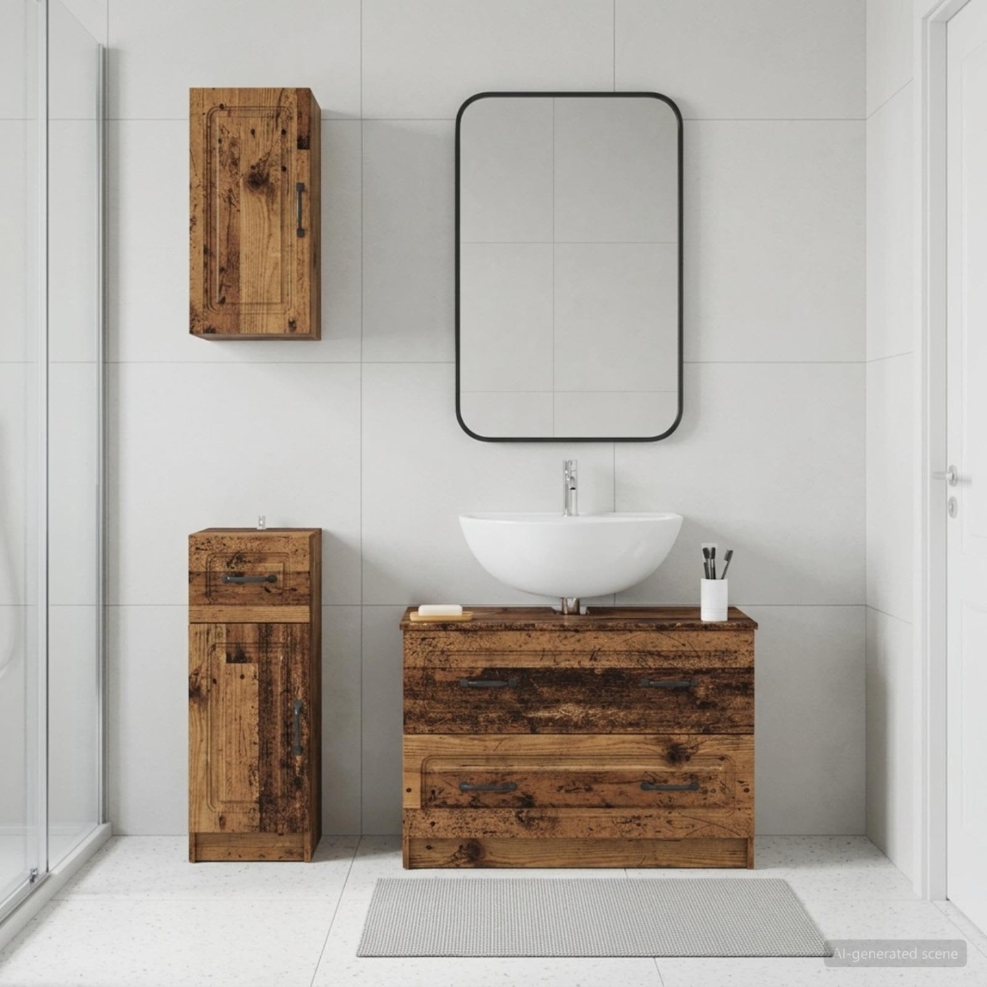 Ensemble de meuble de salle de bain 3 pièces UTRECHT