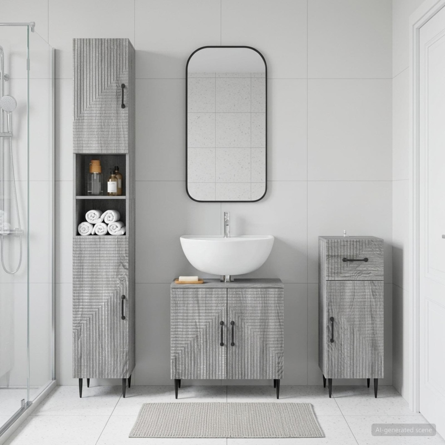 Ensemble de meuble de salle de bain 3 pièces HAARLEM