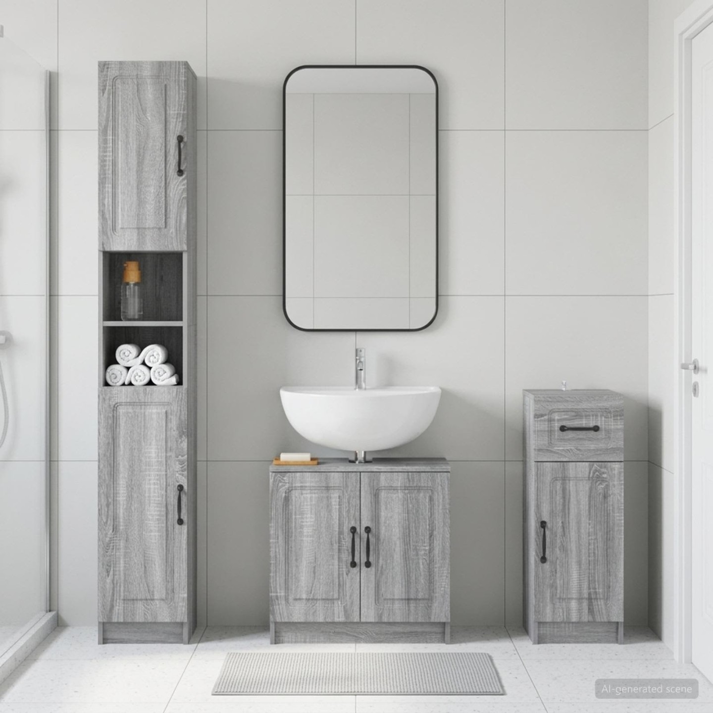 Ensemble de meuble de salle de bain 3 pièces UTRECHT