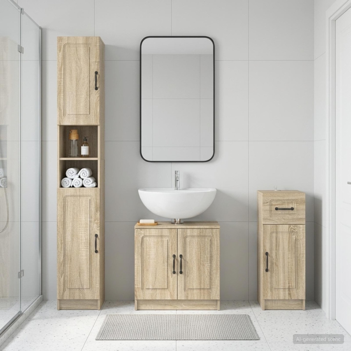 Ensemble de meuble de salle de bain 3 pièces UTRECHT