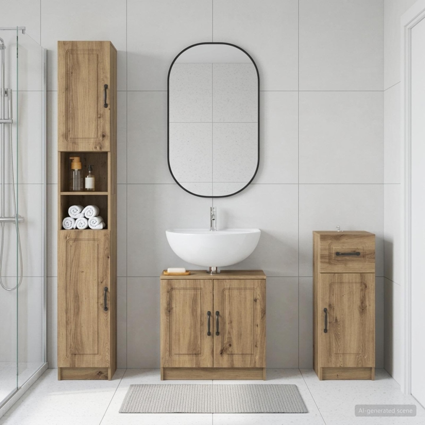 Ensemble de meuble de salle de bain 3 pièces UTRECHT