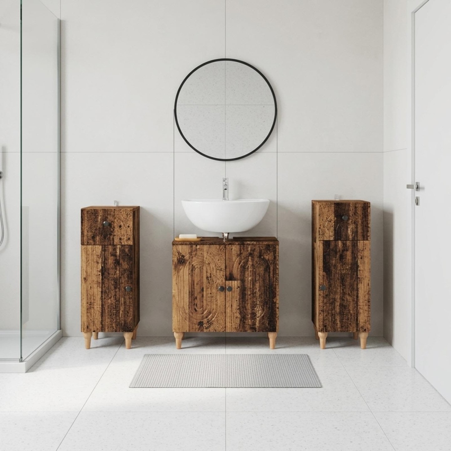Ensemble de meuble de salle de bain 3 pièces ALKMAAR
