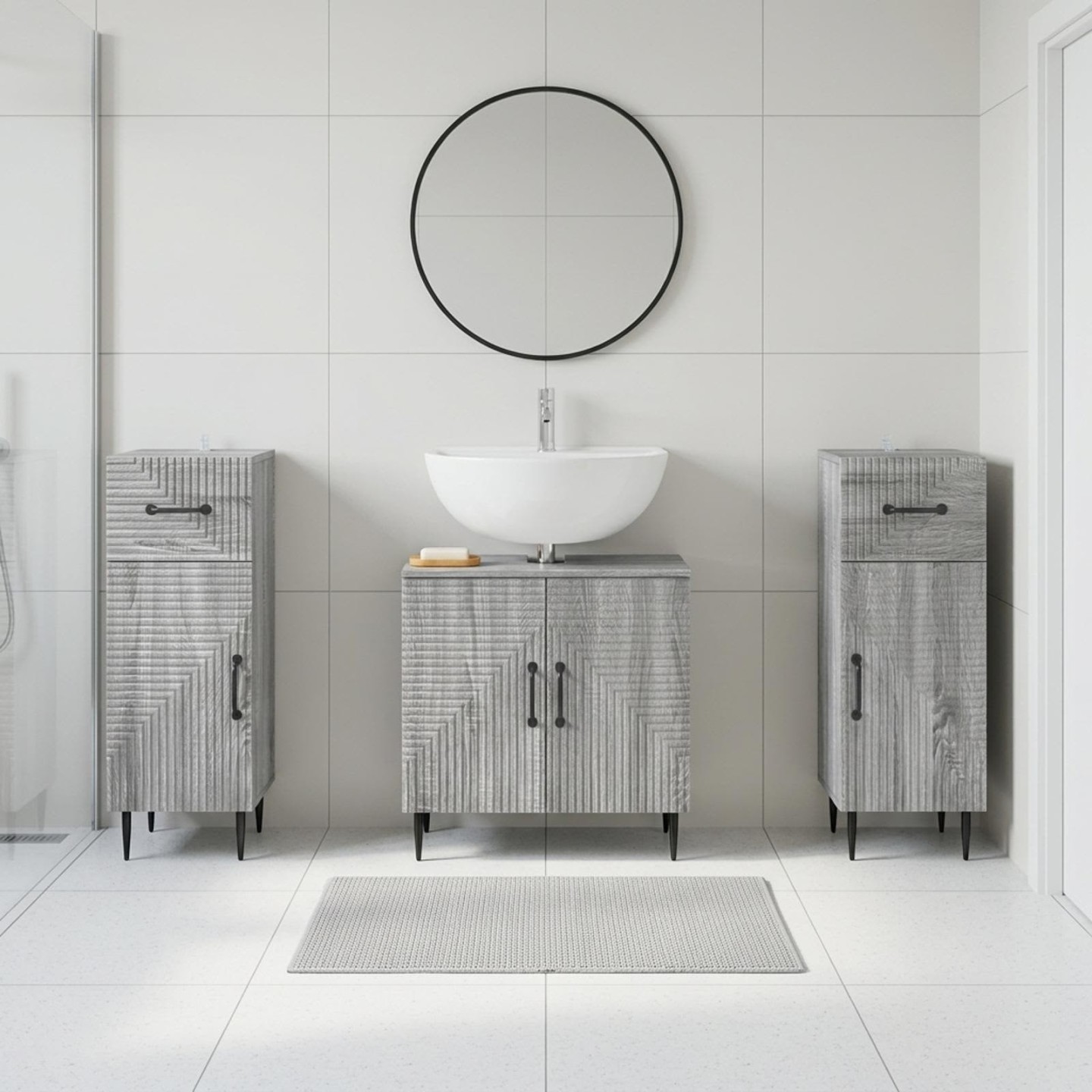 Ensemble de meuble de salle de bain 3 pièces HAARLEM